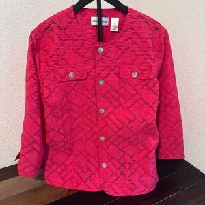 NWOT Alfred Dunner textured jacket/blazer